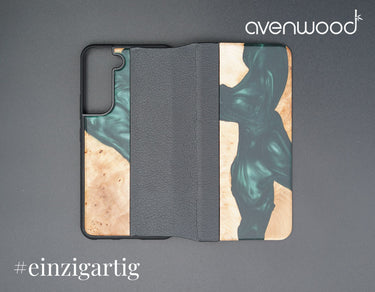 Samsung Galaxy S22 PORTO COLLECTION FLIPCASE 9248 Grün